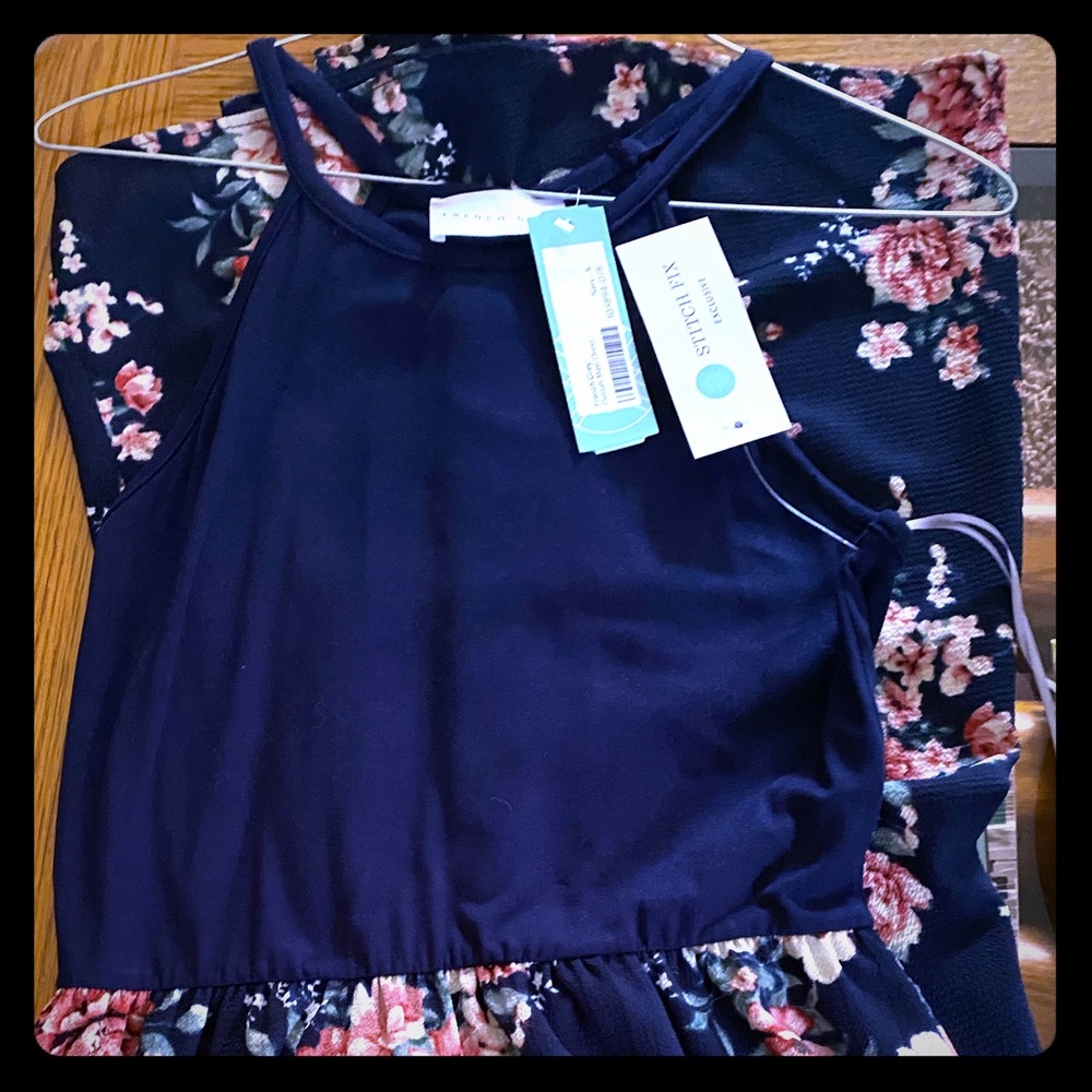 French Grey Maxi Dress